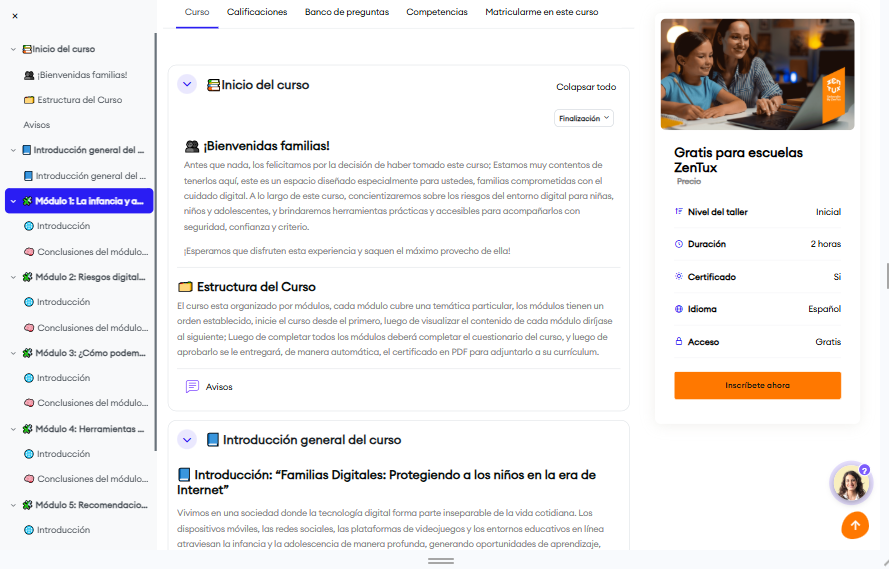 Un curso por dentro en ZenUniversity